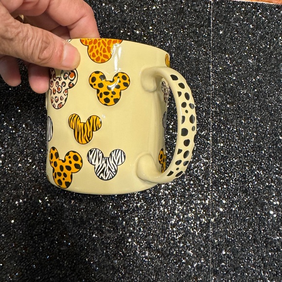 Disney Cream Mug with Animal Print Mickey Designs - Picture 8 of 9